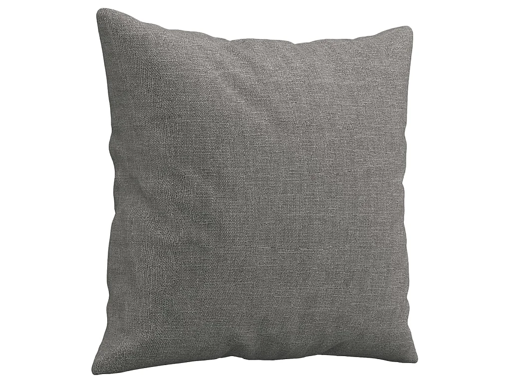 Coussins décoratifs 2 pcs Gris foncé 40x40 Tissu