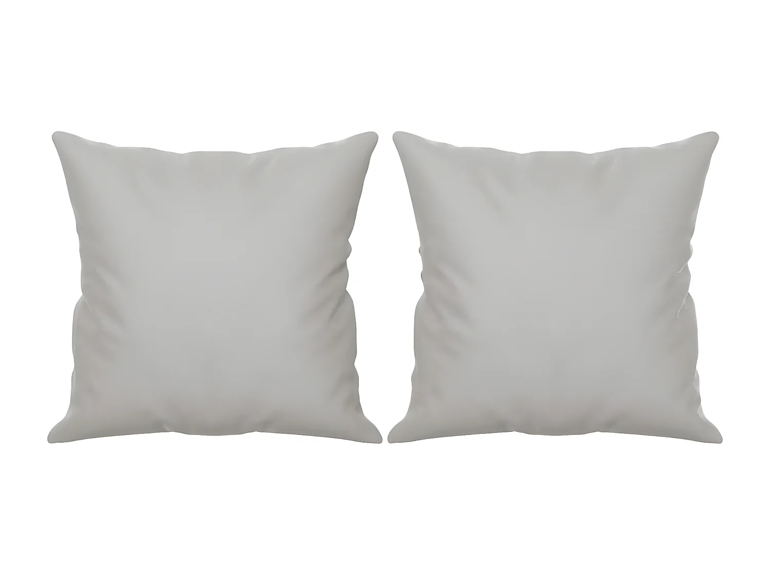 Coussins décoratifs 2 pcs Gris clair 40x40 Tissu microfibre