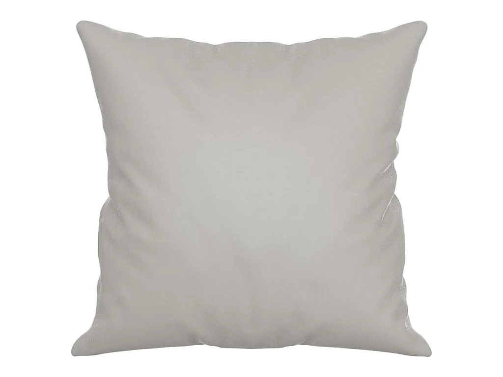 Coussins décoratifs 2 pcs Gris clair 40x40 Tissu microfibre