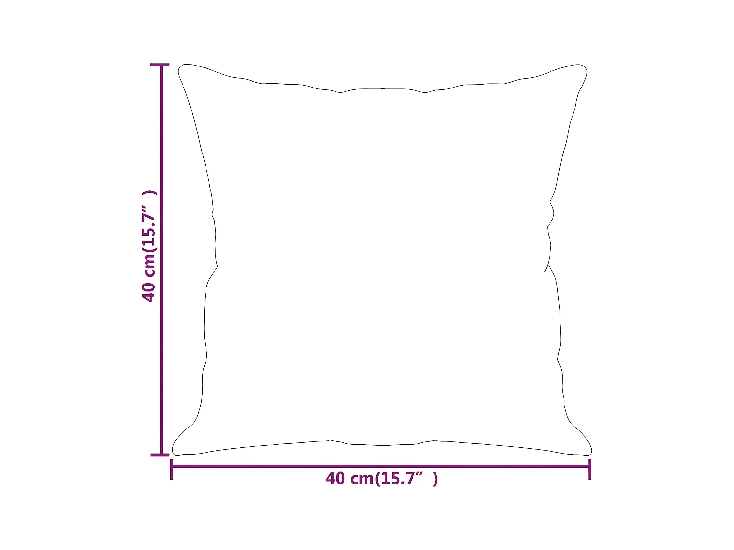 Coussins décoratifs 2 pcs Crème 40x40 Velours