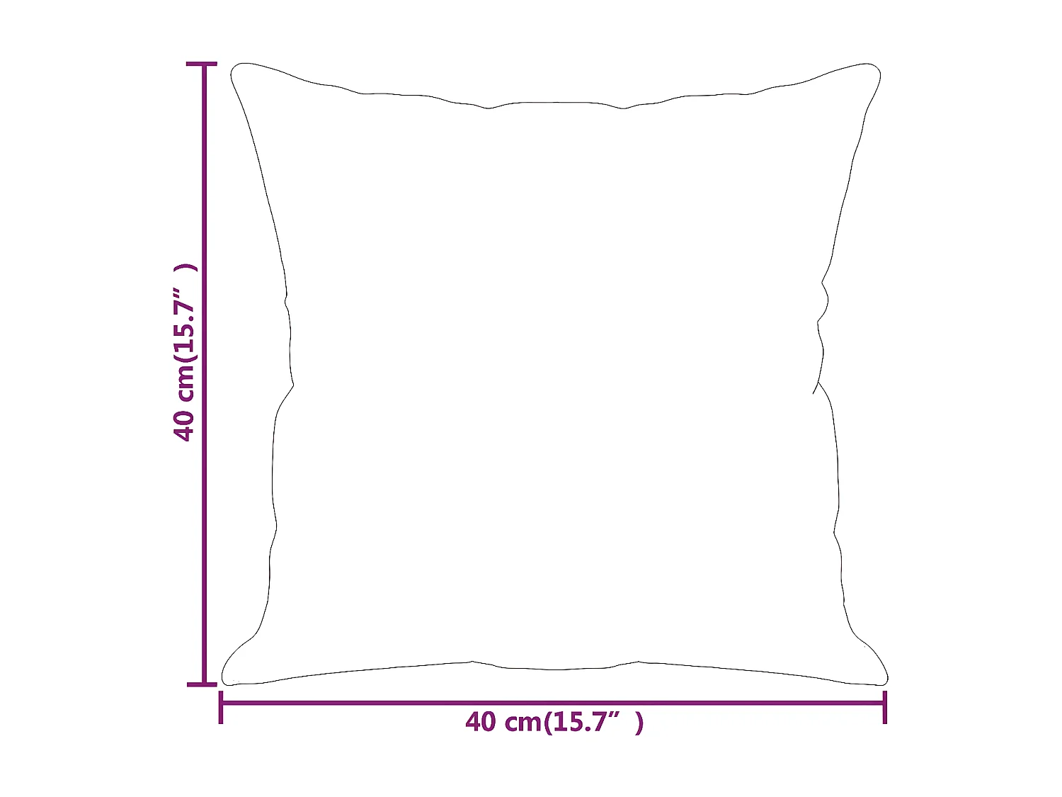 Coussins décoratifs 2 pcs Crème 40x40 Velours