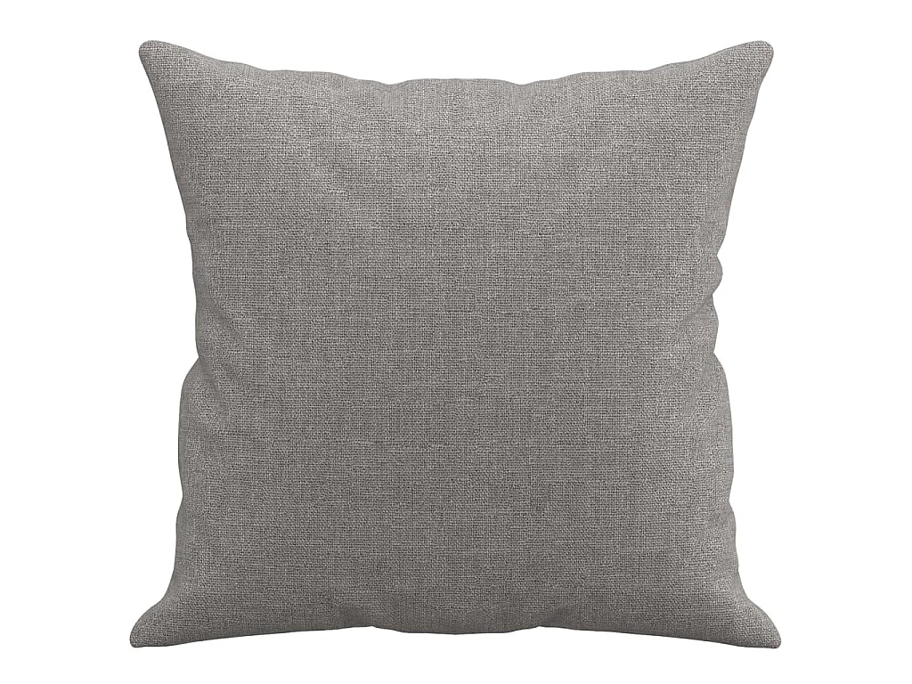Coussins décoratifs 2 pcs Gris clair 40x40 Tissu