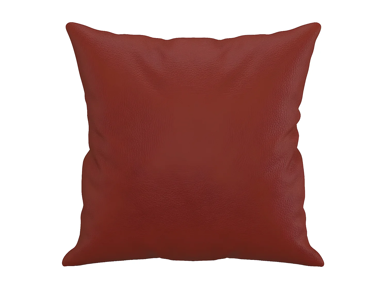 Coussins décoratifs 2 pcs Rouge bordeaux 40x40 Similicuir