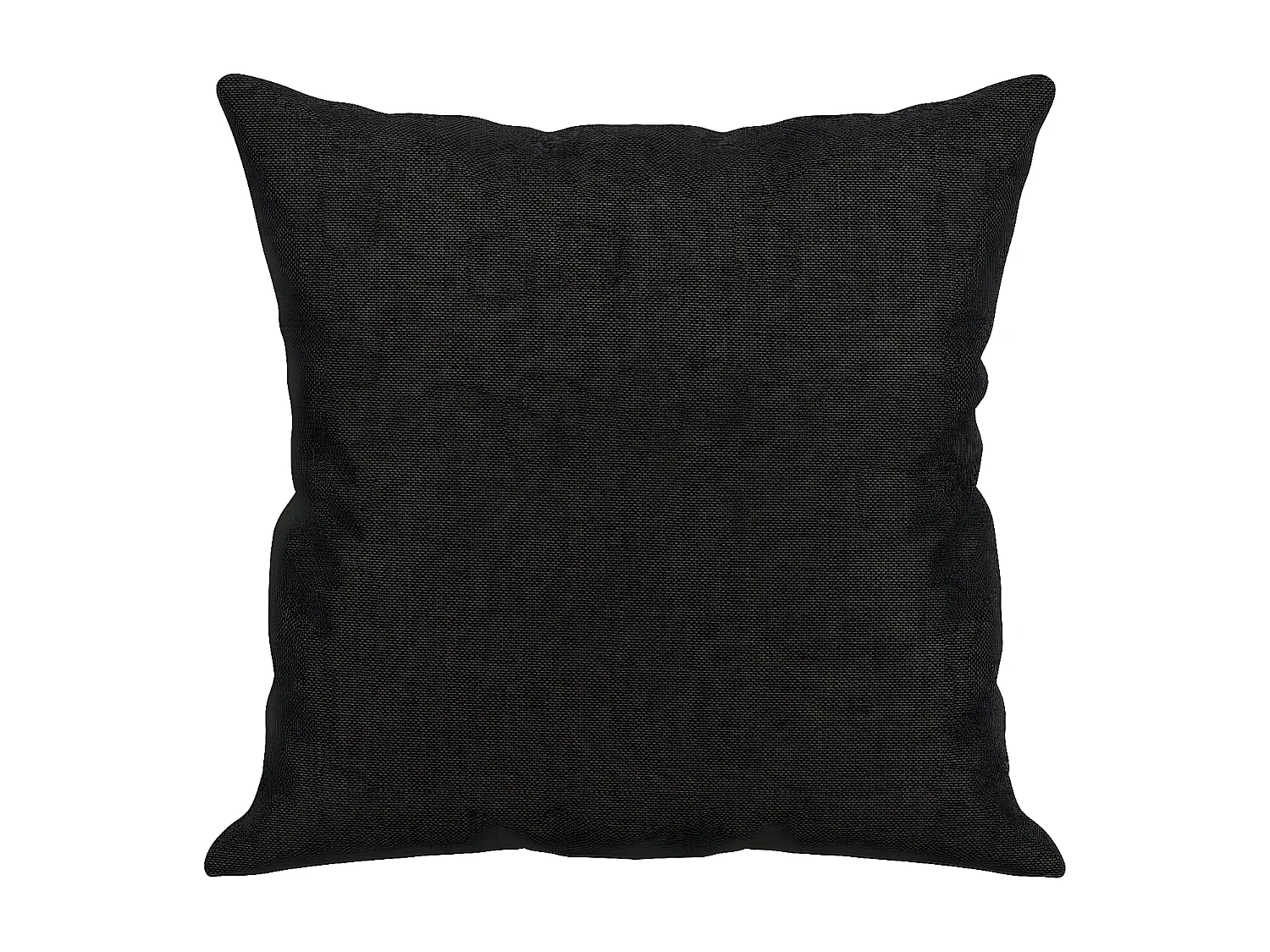 Coussins décoratifs 2 pcs Noir 40x40 Tissu