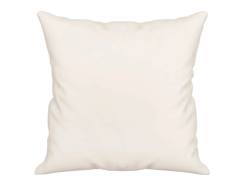 Coussins décoratifs 2 pcs Beige 40x40 Tissu microfibre