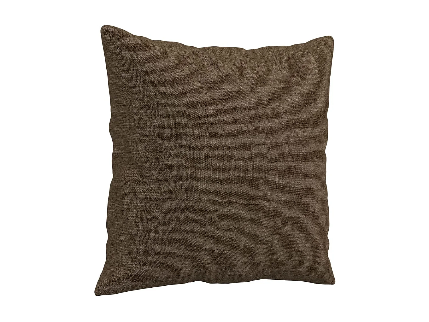 Coussins décoratifs 2 pcs Marron 40x40 Tissu