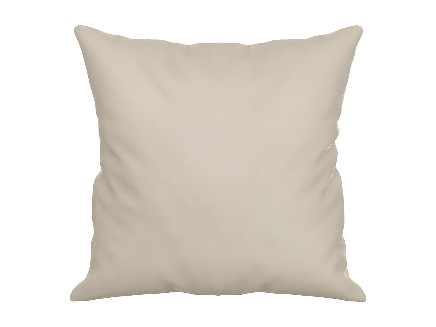 Coussins décoratifs 2 pcs Crème 40x40 Tissu microfibre