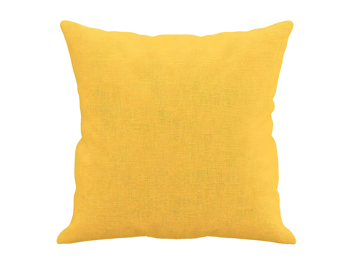 Coussins décoratifs 2 pcs Jaune clair 40x40 Tissu