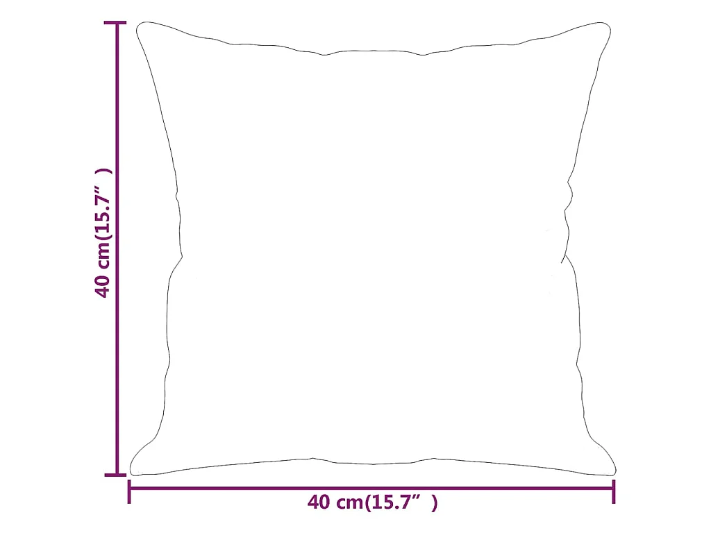 Coussins décoratifs 2 pcs Jaune clair 40x40 Tissu