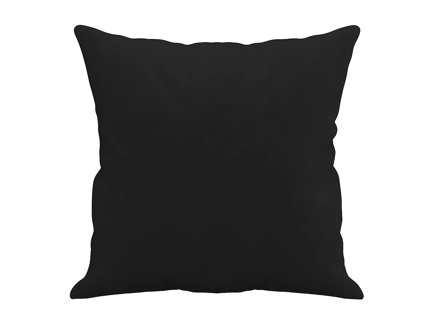 Coussins décoratifs 2 pcs Noir 40x40 Tissu microfibre