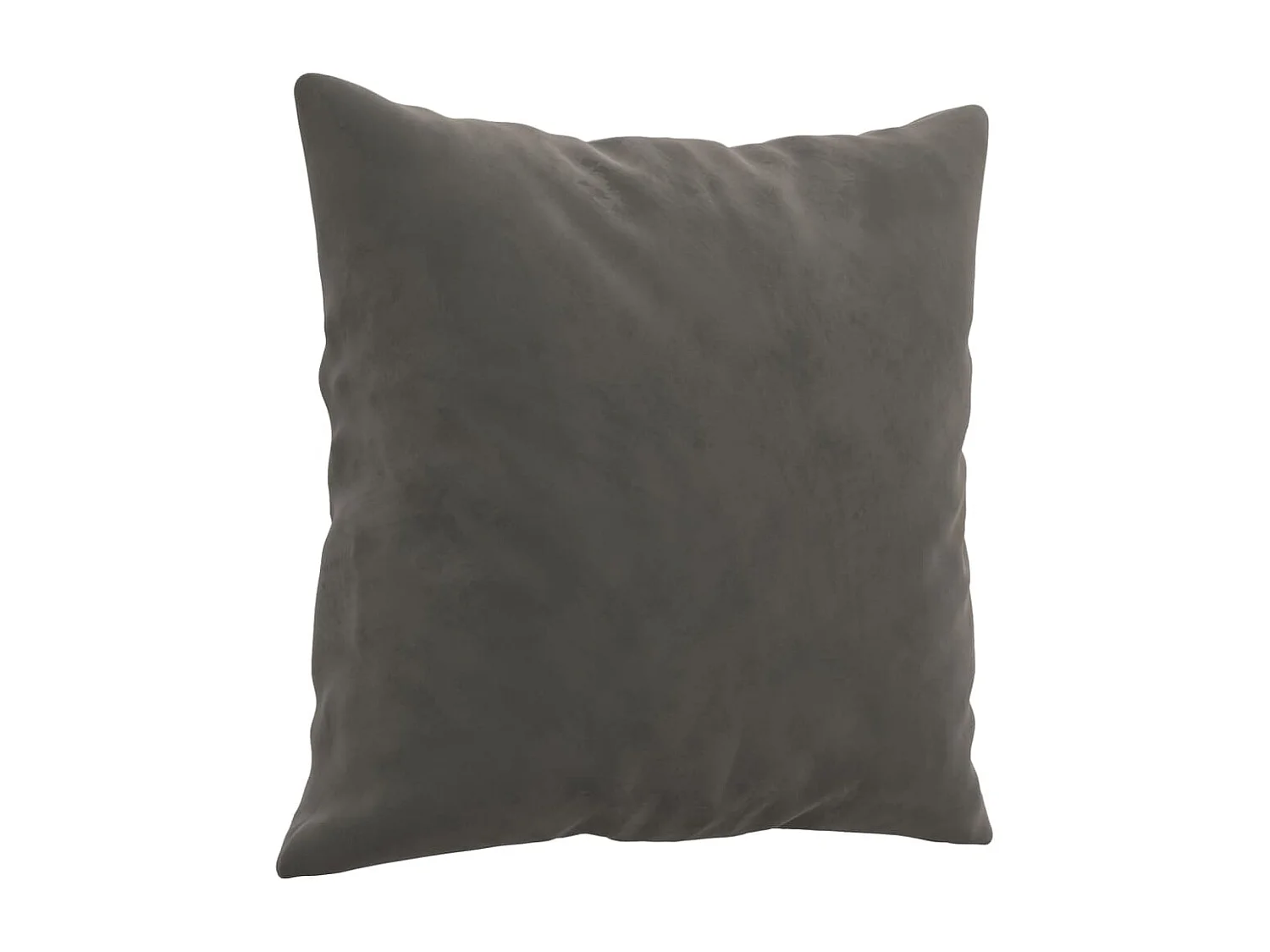 Coussins décoratifs 2 pcs Gris foncé 40x40 Velours