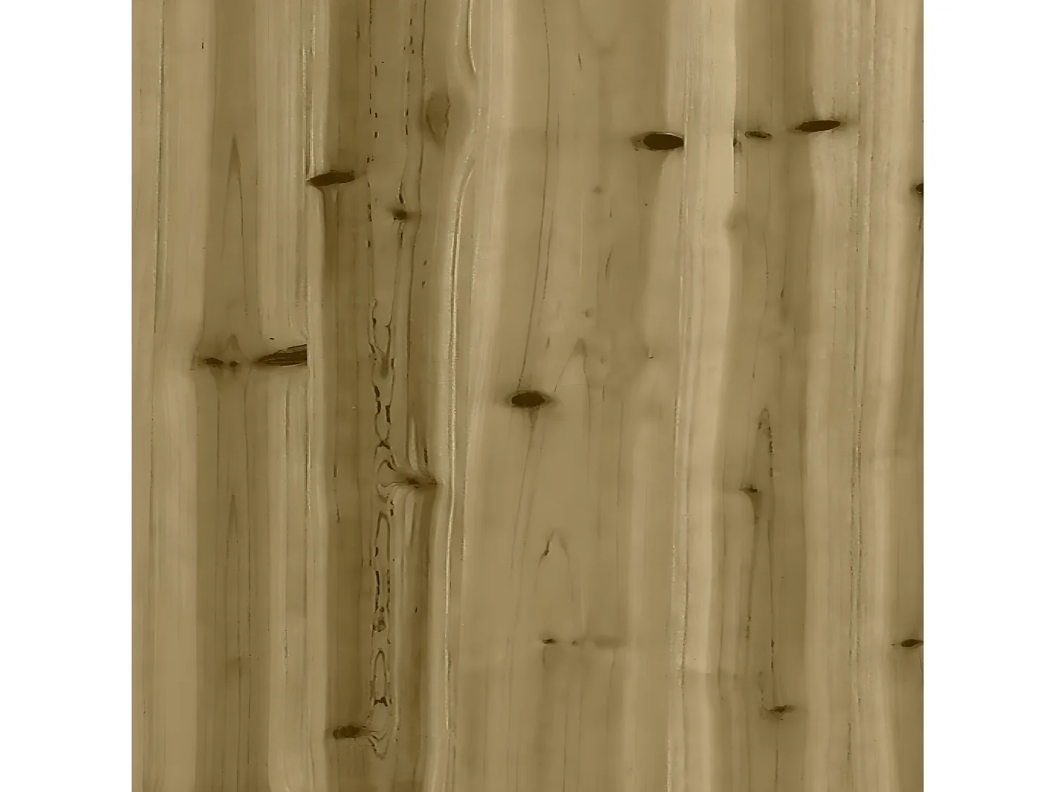 Salon de jardin 7 pcs bois de pin imprégné