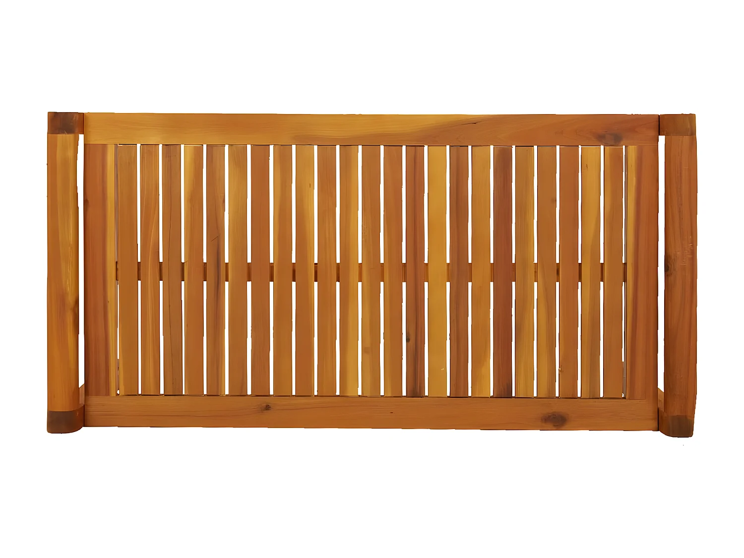 Salon de jardin 3 pcs avec coussins Bois massif d'acacia 2