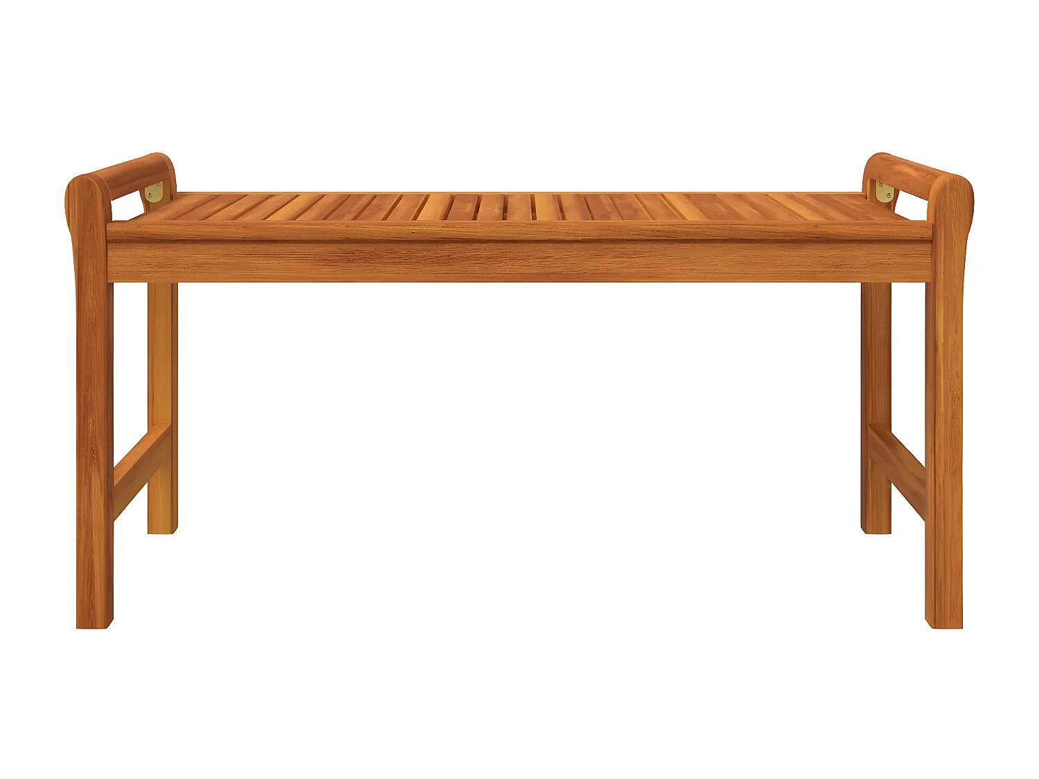 Salon de jardin 3 pcs avec coussins Bois massif d'acacia 2