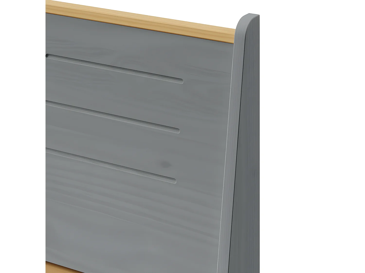 Salon de jardin 3 pcs Marron miel et girs Bois de pin massif