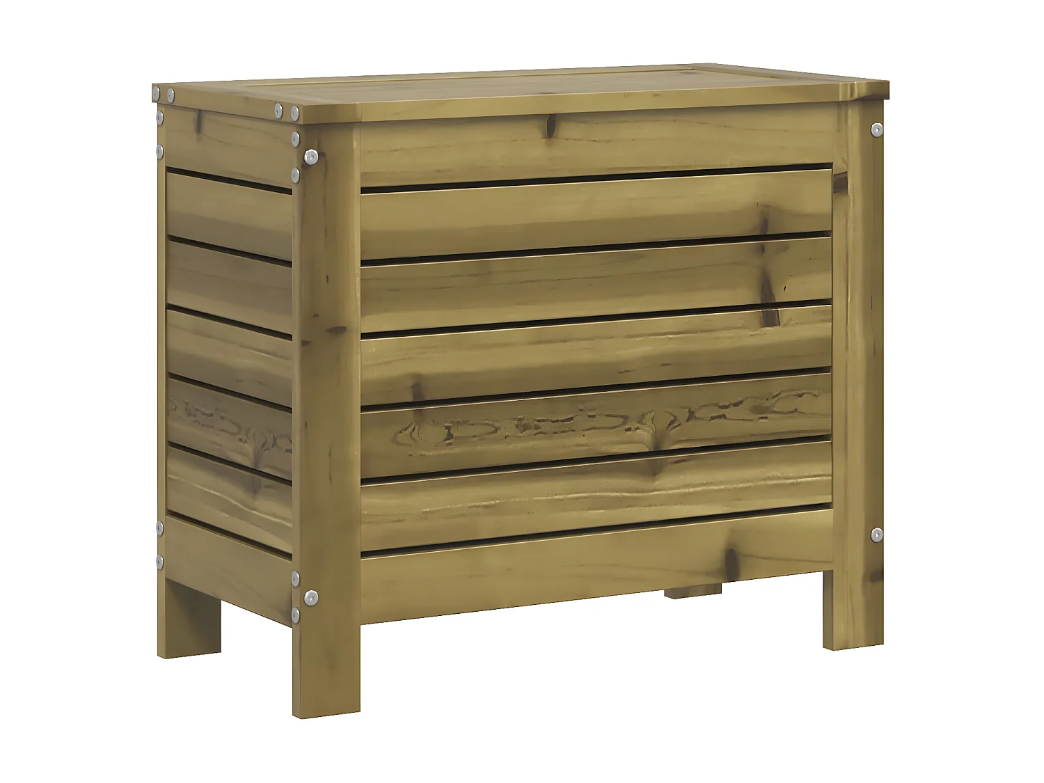 Salon de jardin 10 pcs bois de pin imprégné