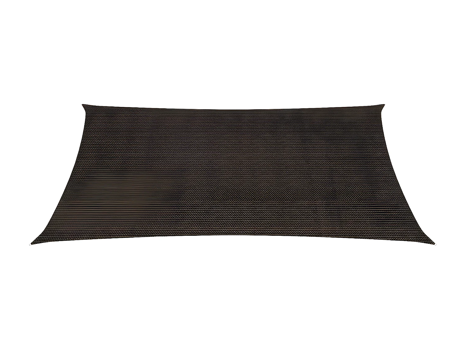 Voile d'ombrage 160 g-m² Marron 3x4 m PEHD