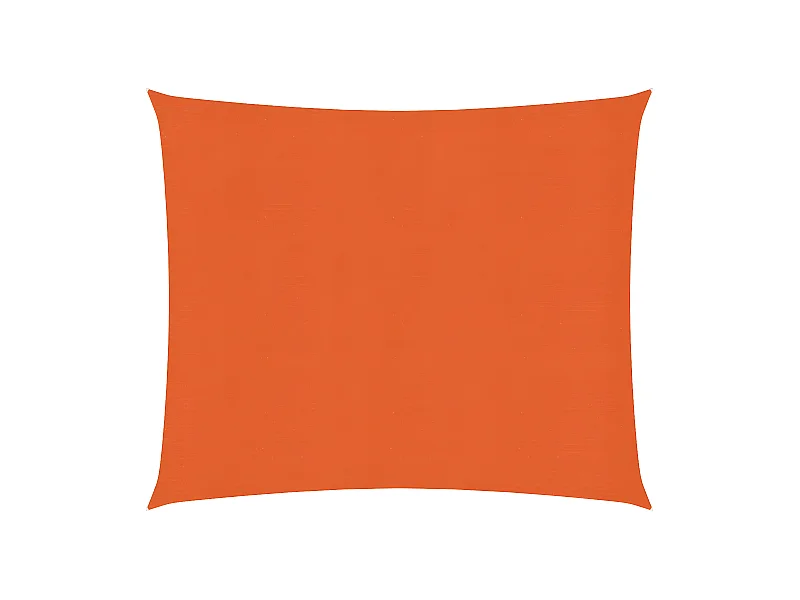 Voile d'ombrage 160 g-m² Orange 2,5x3 m PEHD