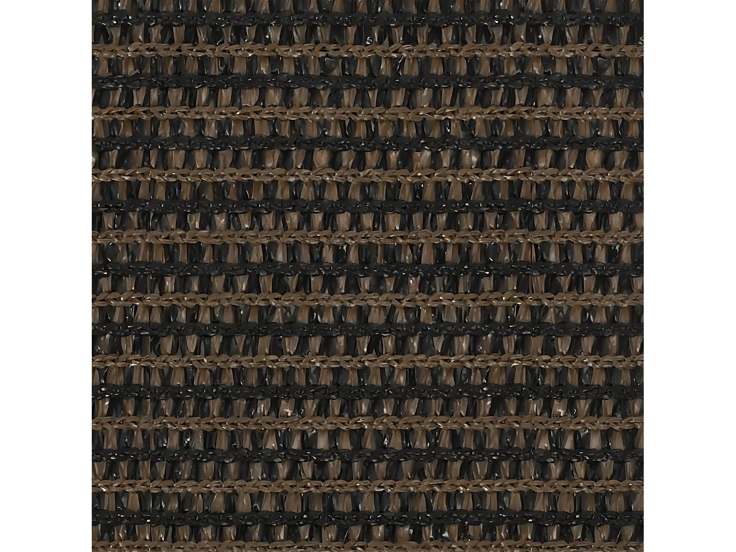 Voile d'ombrage 160 g-m² Marron 3x3 m PEHD