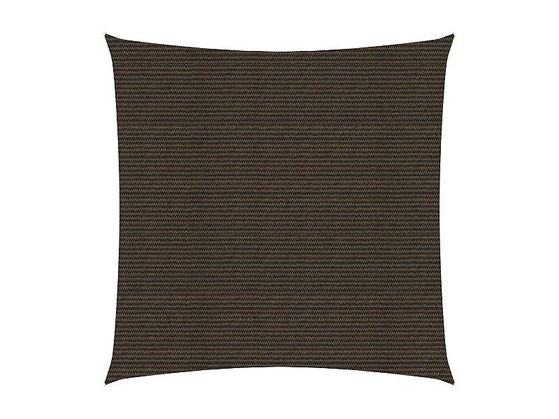 Voile d'ombrage 160 g-m² Marron 3x3 m PEHD