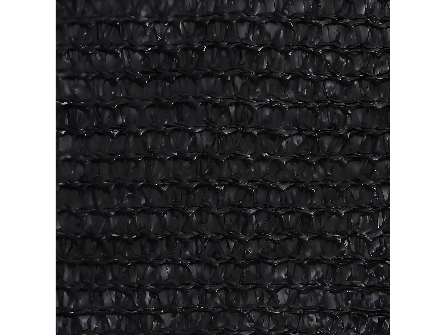 Voile d'ombrage 160 g-m² Noir 2,5x3,5 m PEHD