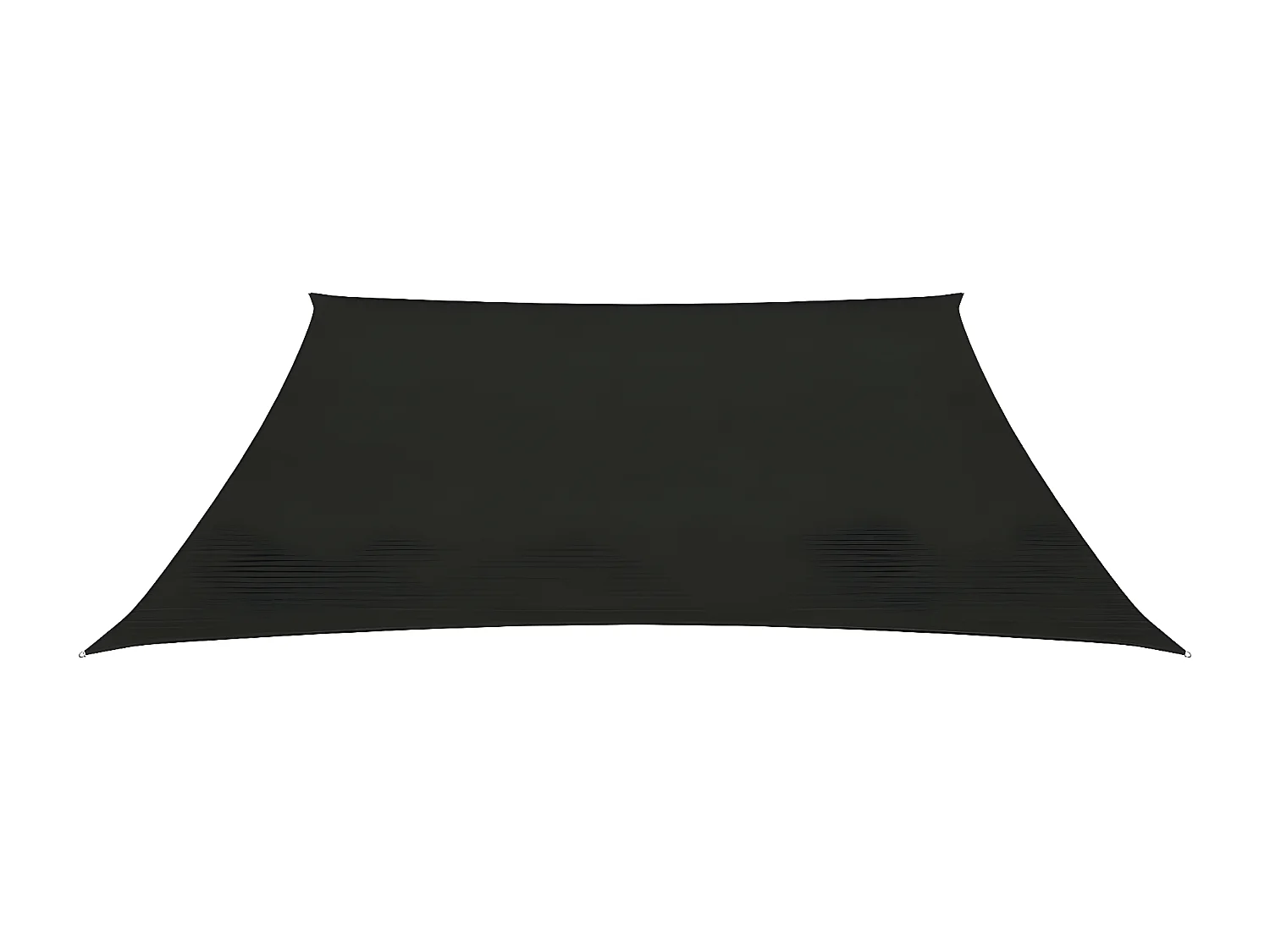 Voile d'ombrage 160 g-m² Noir 7x7 m PEHD