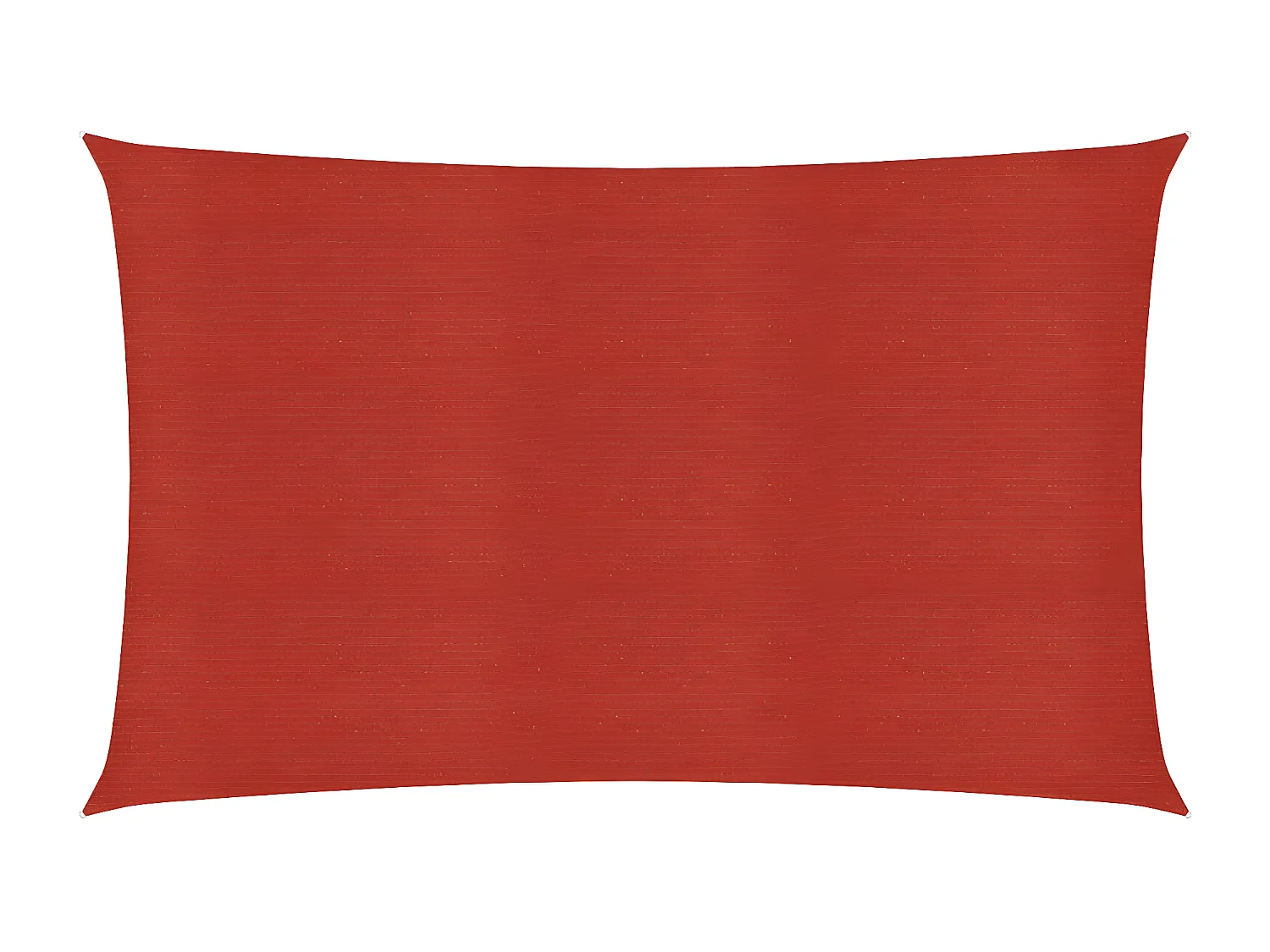 Voile d'ombrage 160 g-m² Rouge 3x5 m PEHD