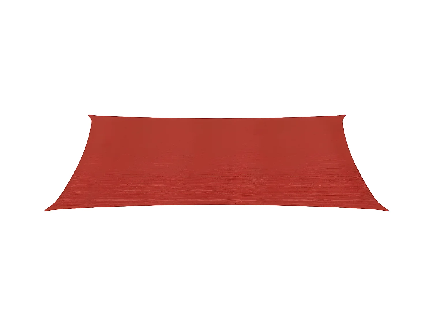 Voile d'ombrage 160 g-m² Rouge 3x5 m PEHD