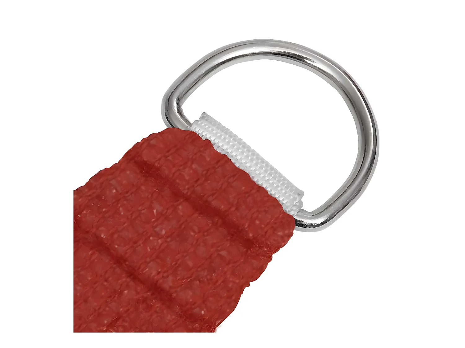 Voile d'ombrage 160 g-m² Rouge 3x5 m PEHD