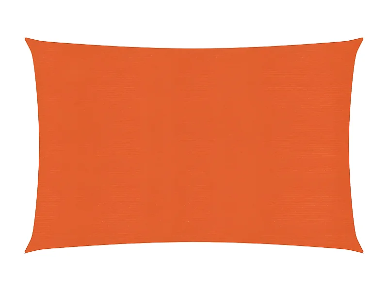 Voile d'ombrage 160 g-m² Orange 2,5x3,5 m PEHD