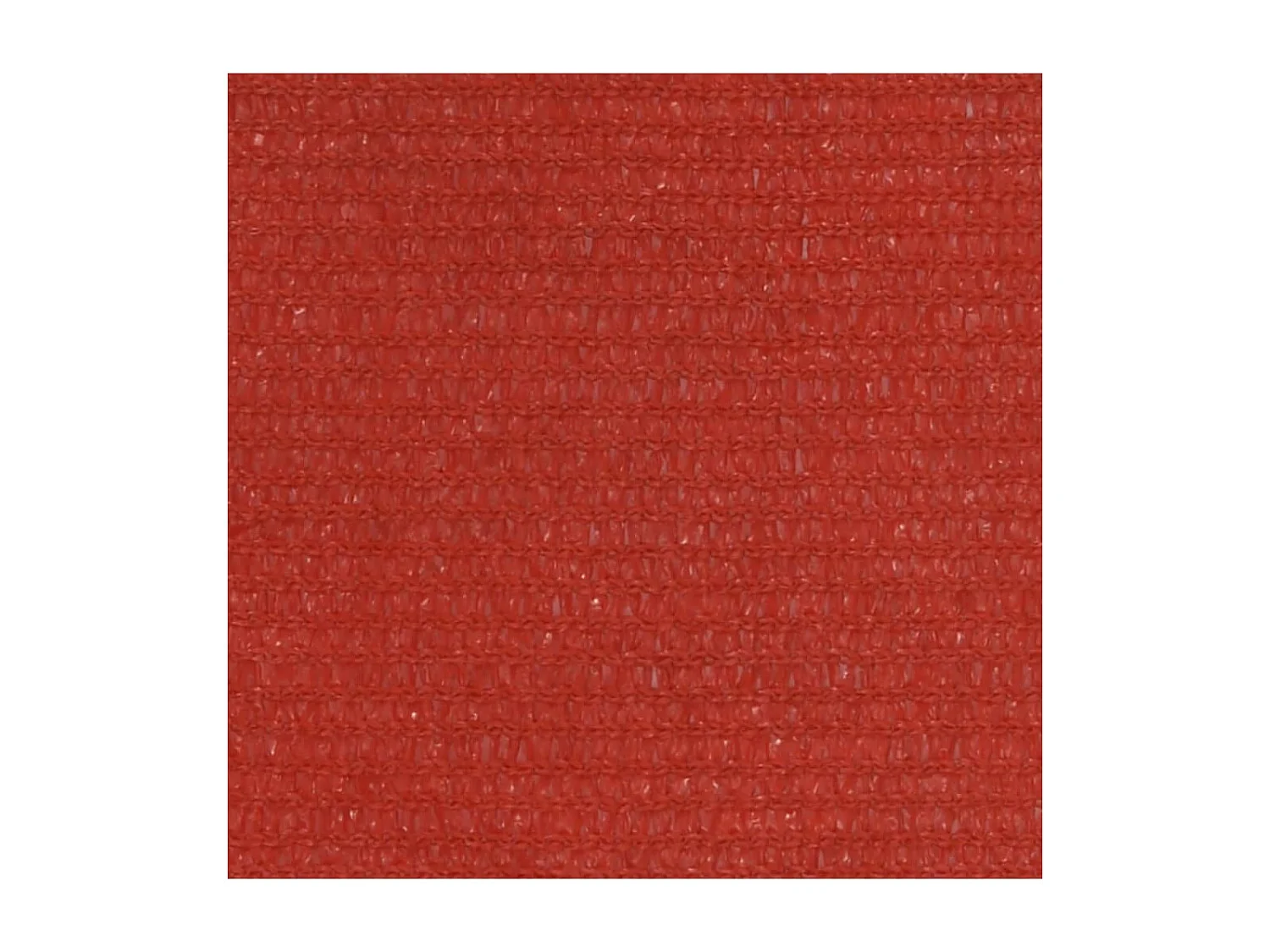 Voile d'ombrage 160 g-m² Rouge 2,5x4,5 m PEHD