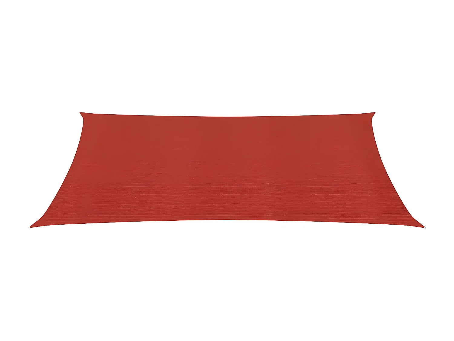 Voile d'ombrage 160 g-m² Rouge 2,5x4,5 m PEHD