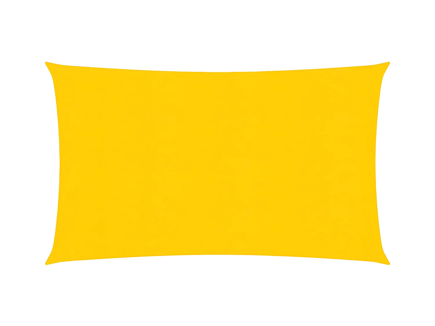 Voile d'ombrage 160 g-m² Jaune 2,5x5 m PEHD