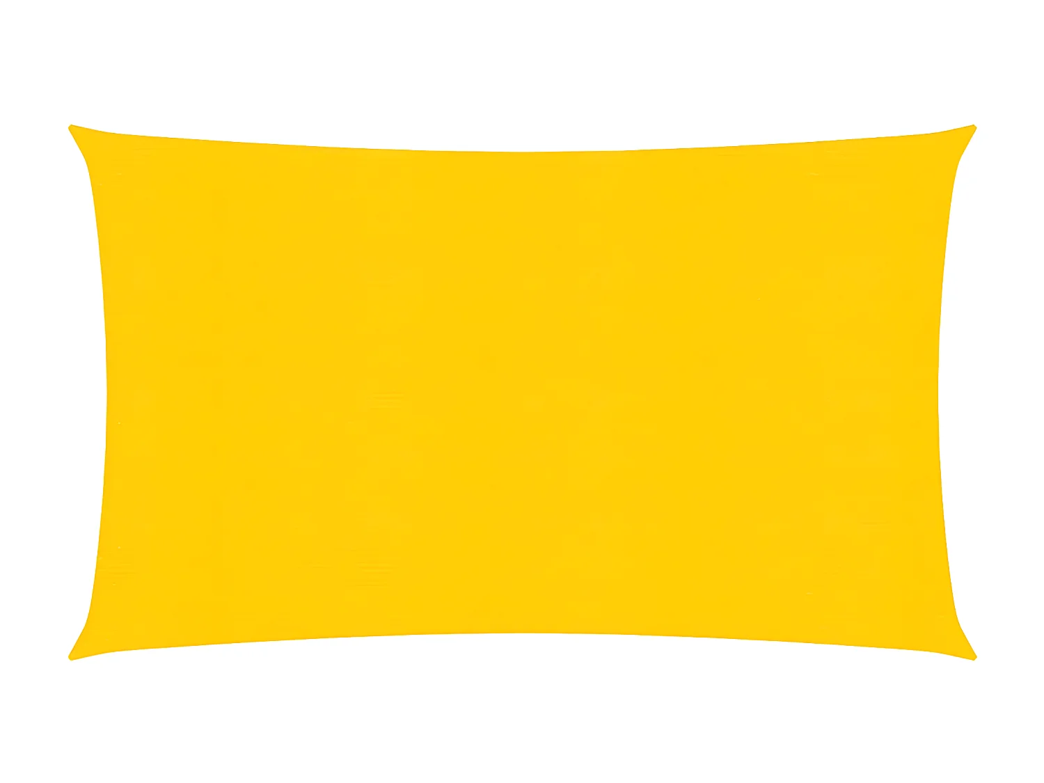 Voile d'ombrage 160 g-m² Jaune 2,5x5 m PEHD