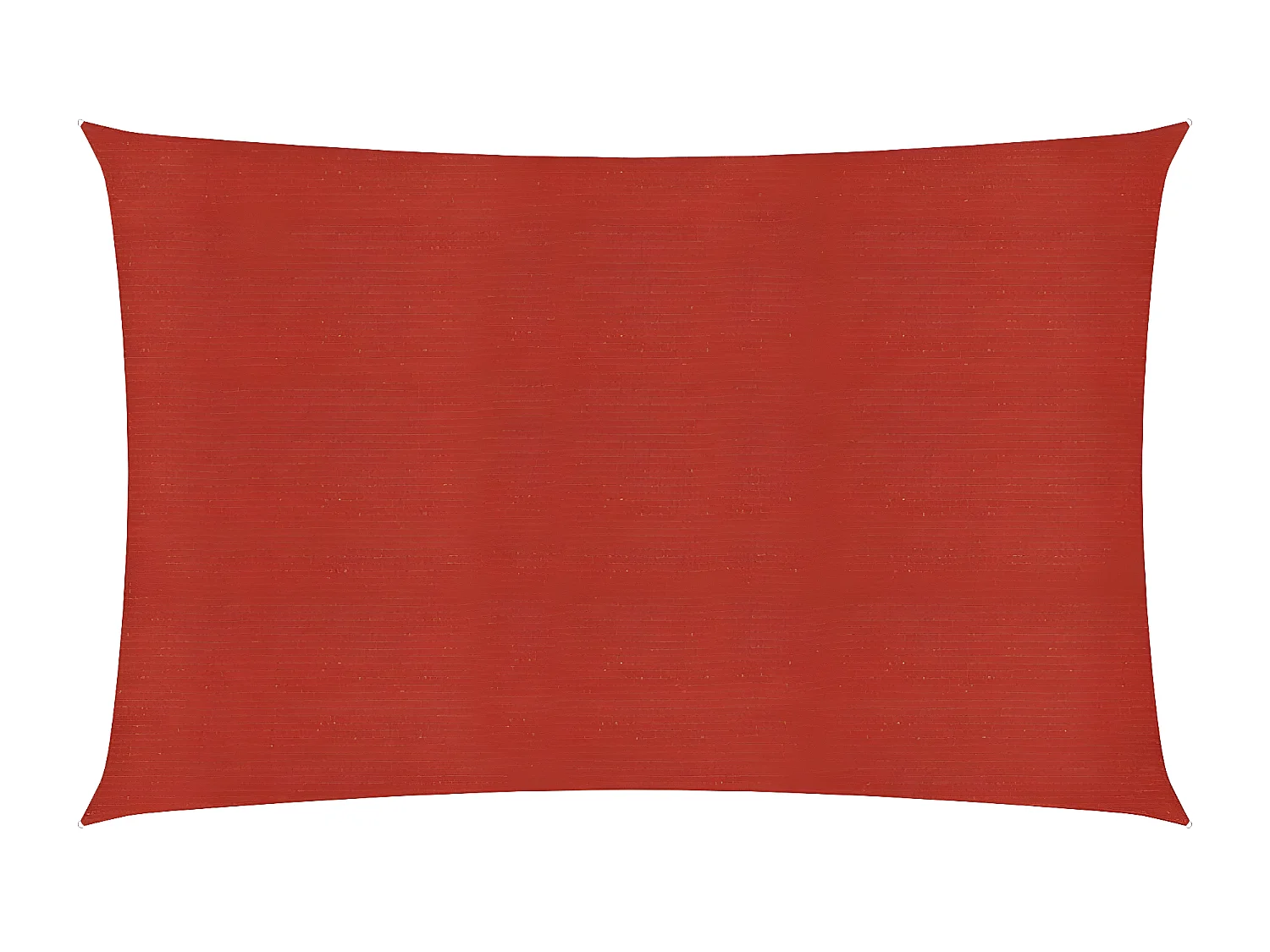 Voile d'ombrage 160 g-m² Rouge 2,5x5 m PEHD