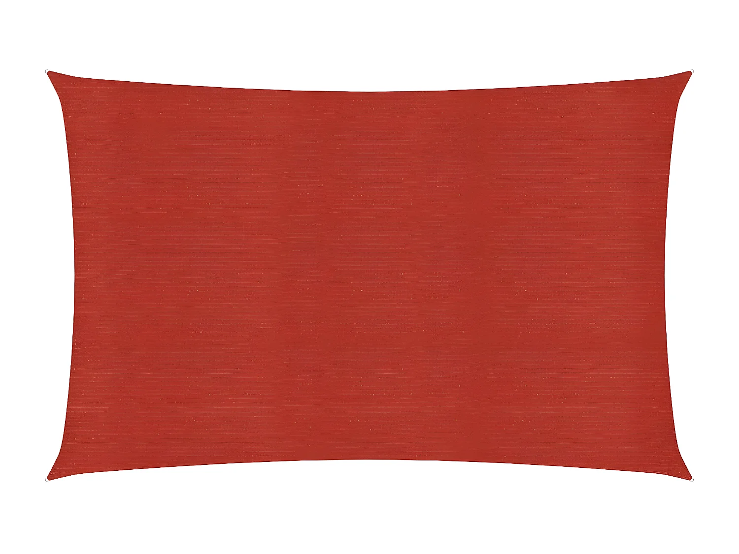 Voile d'ombrage 160 g-m² Rouge 2x3,5 m PEHD