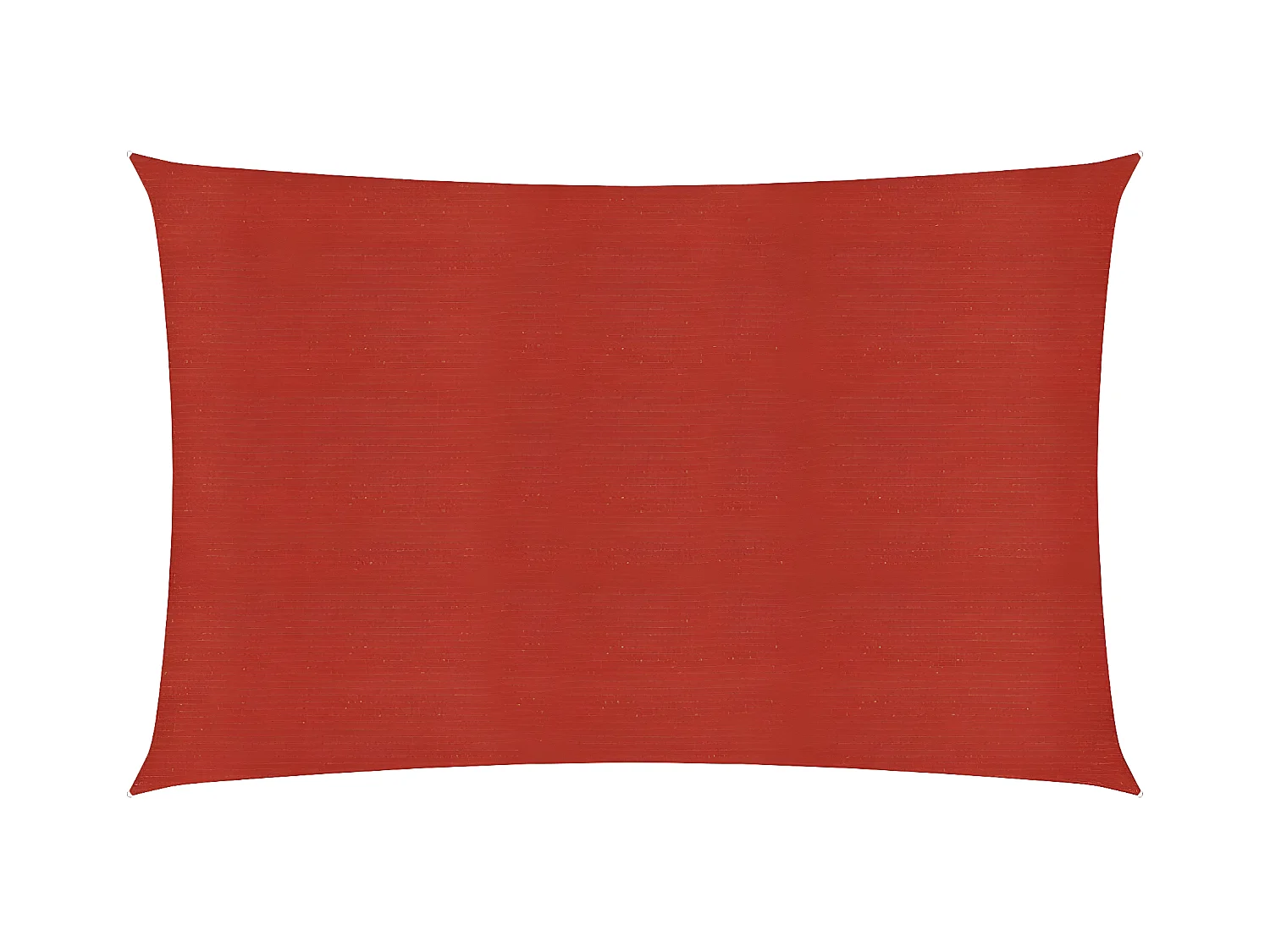 Voile d'ombrage 160 g-m² Rouge 2x3,5 m PEHD