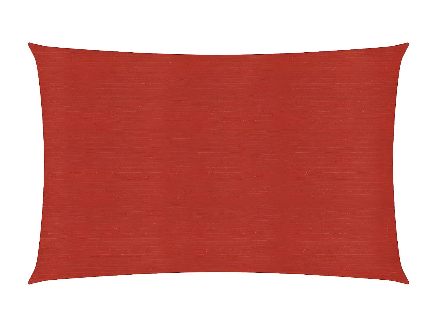 Voile d'ombrage 160 g-m² Rouge 3x4,5 m PEHD