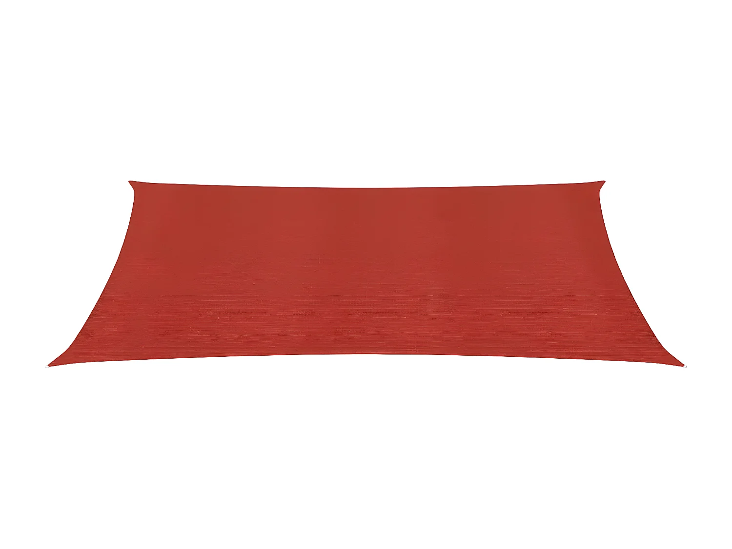 Voile d'ombrage 160 g-m² Rouge 3x4,5 m PEHD