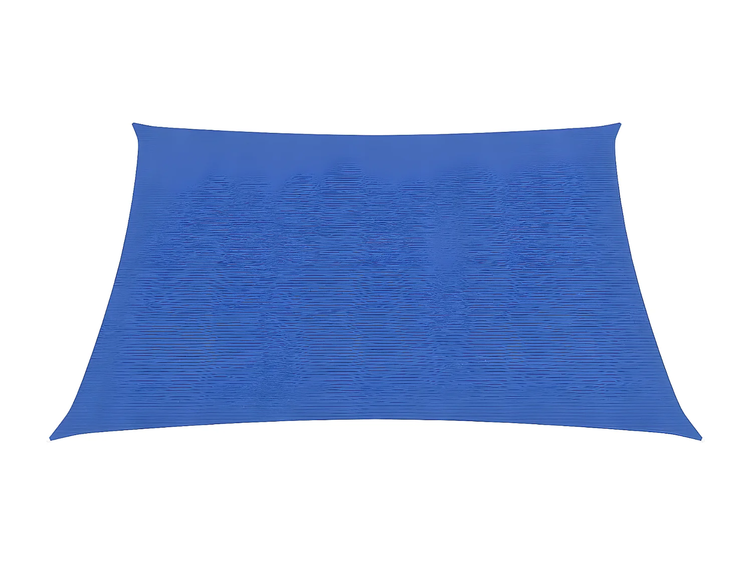 Voile d'ombrage 160 g-m² Bleu 2,5x2,5 m PEHD