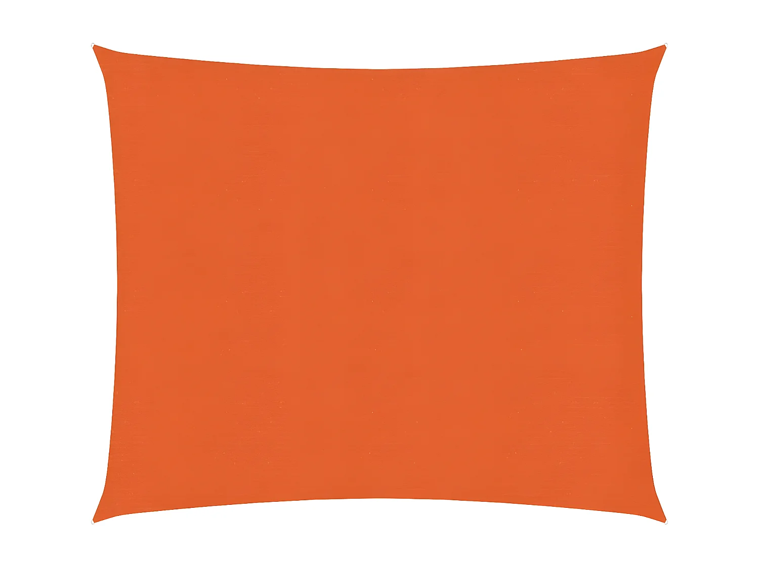 Voile d'ombrage 160 g-m² Orange 2,5x2,5 m PEHD