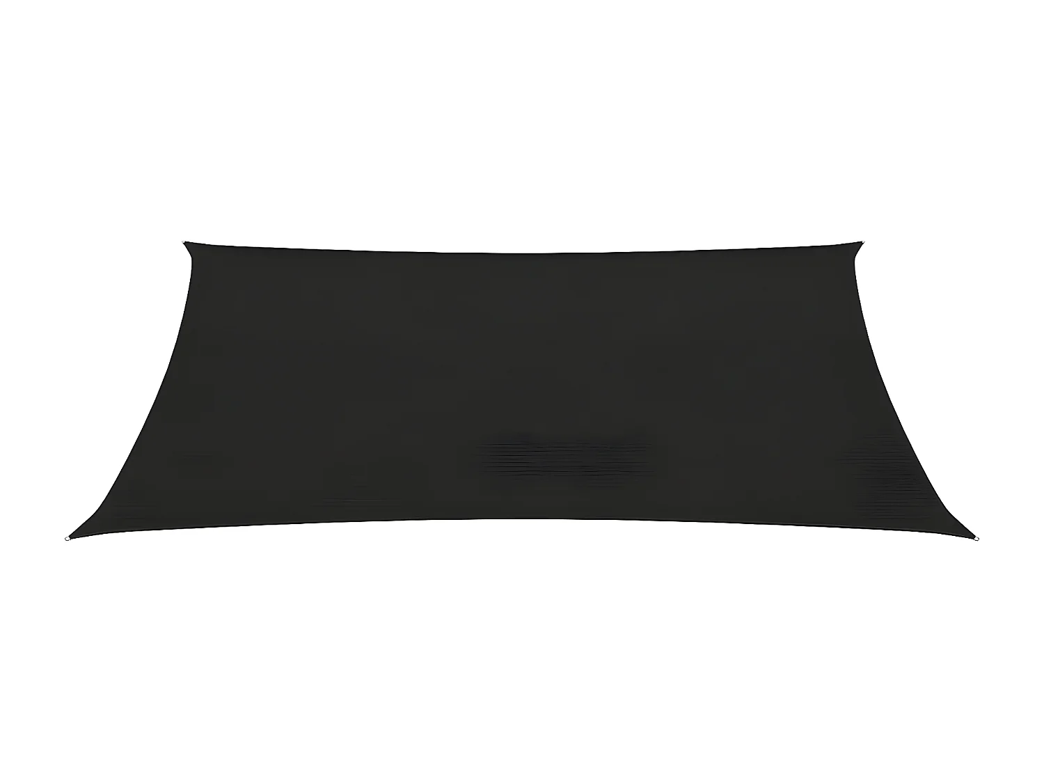 Voile d'ombrage 160 g-m² Noir 4x5 m PEHD