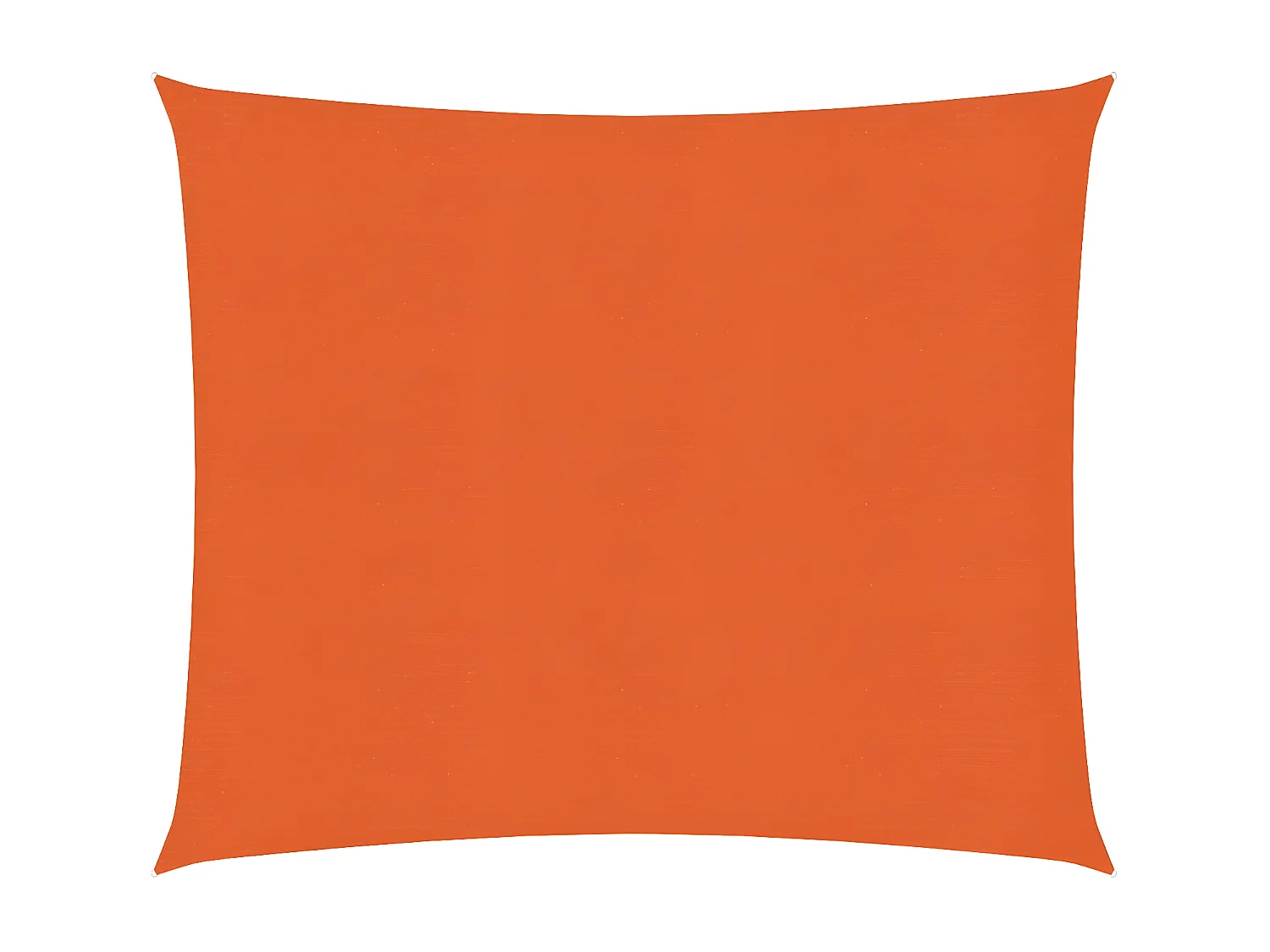 Voile d'ombrage 160 g-m² Orange 3x3 m PEHD