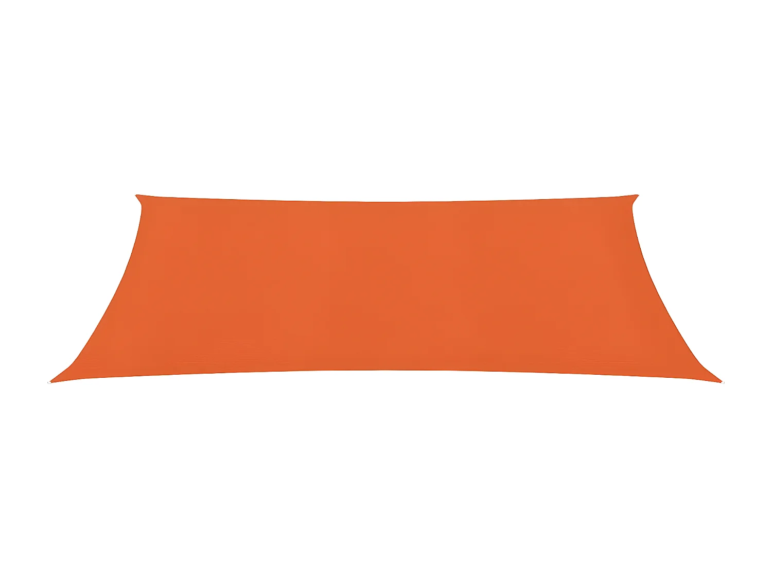 Voile d'ombrage 160 g-m² Orange 2,5x5 m PEHD