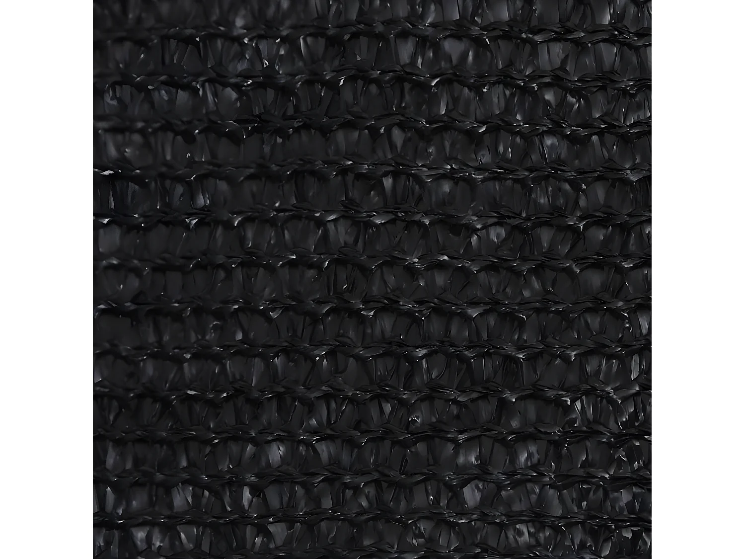 Voile d'ombrage 160 g-m² Noir 2x3 m PEHD