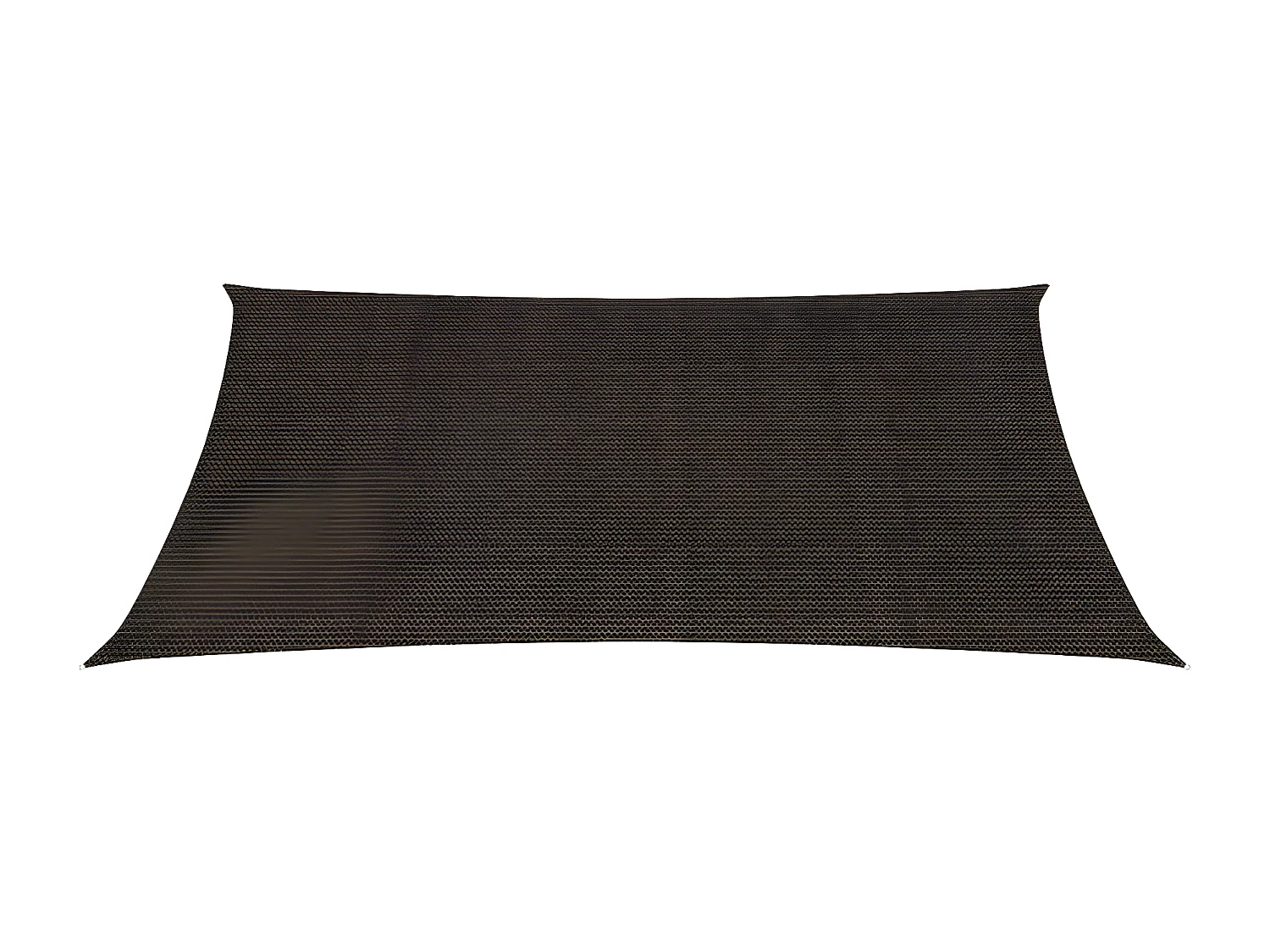 Voile d'ombrage 160 g-m² Marron 2,5x4,5 m PEHD