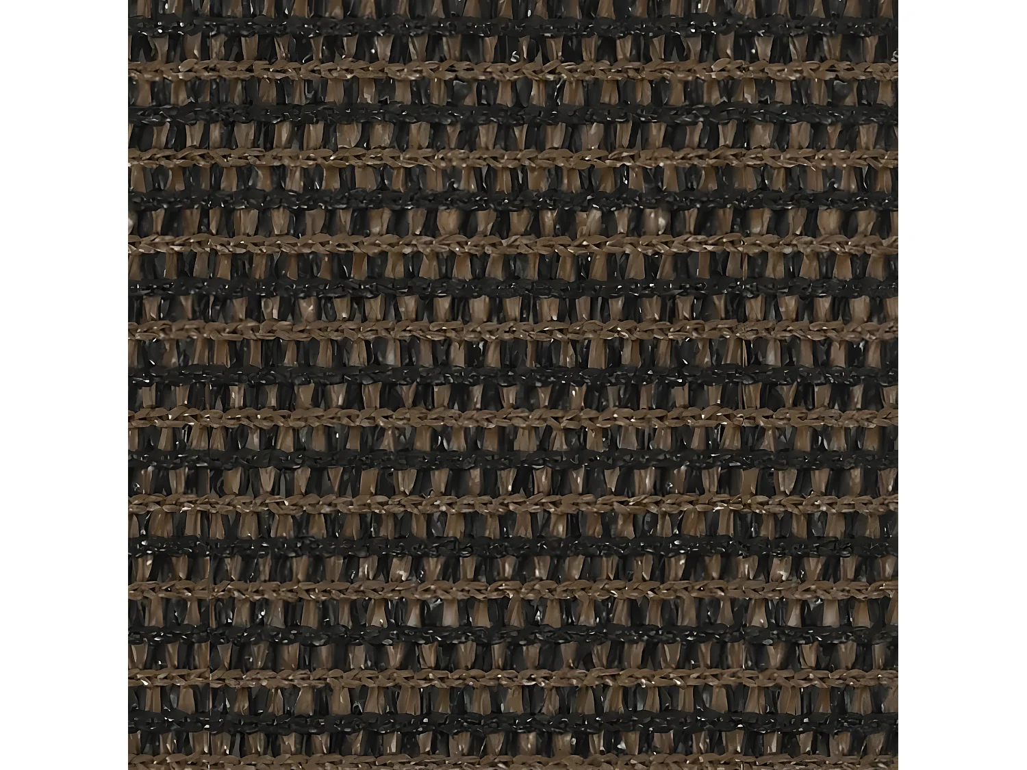 Voile d'ombrage 160 g-m² Marron 3x4,5 m PEHD