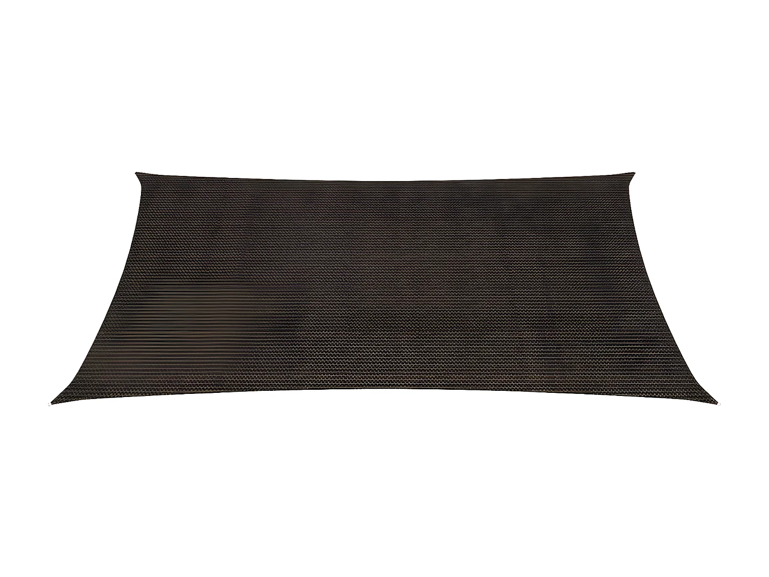 Voile d'ombrage 160 g-m² Marron 3x4,5 m PEHD