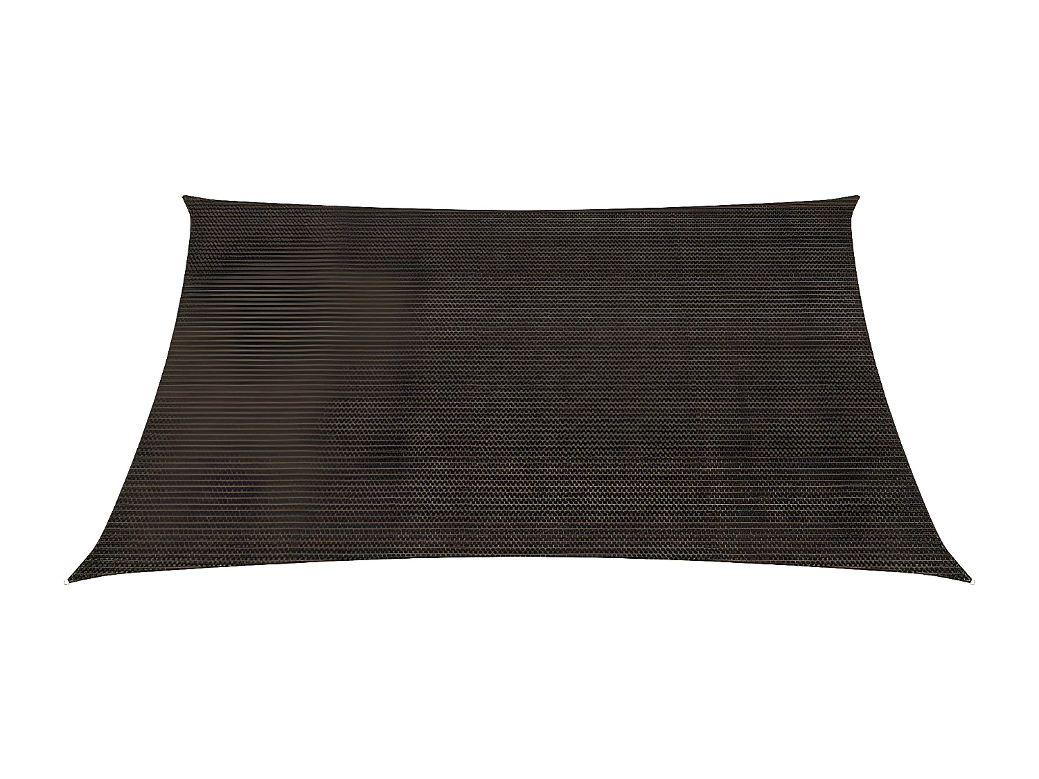 Voile d'ombrage 160 g-m² Marron 2x2,5 m PEHD