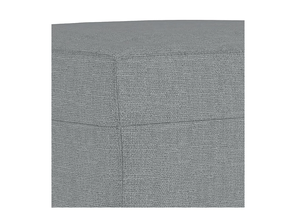 Ensemble de canapés 3 pcs avec coussins Gris clair Tissu